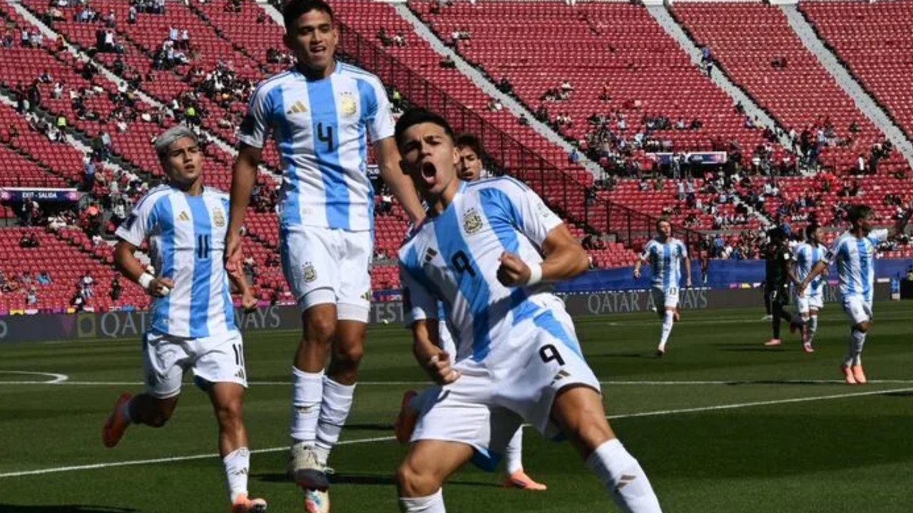 La Selección argentina Sub 20 goleó 4-0 a Nigeria y avanzó a los cuartos de final del Mundial